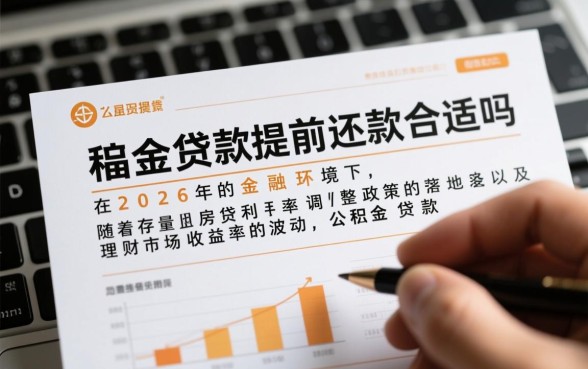 公积金贷款提前还款合适吗