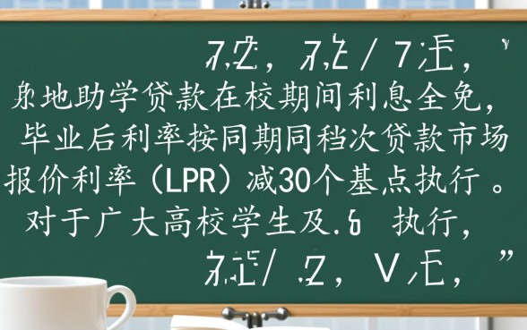生源地助学贷款利息是多少