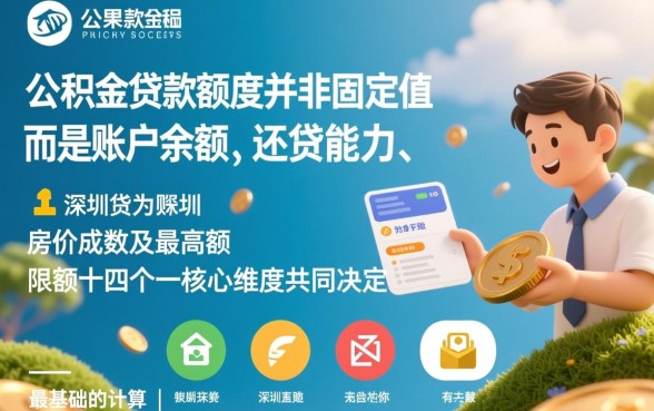 深圳公积金贷款可以贷多少