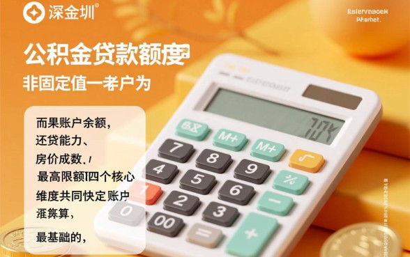 深圳公积金贷款可以贷多少
