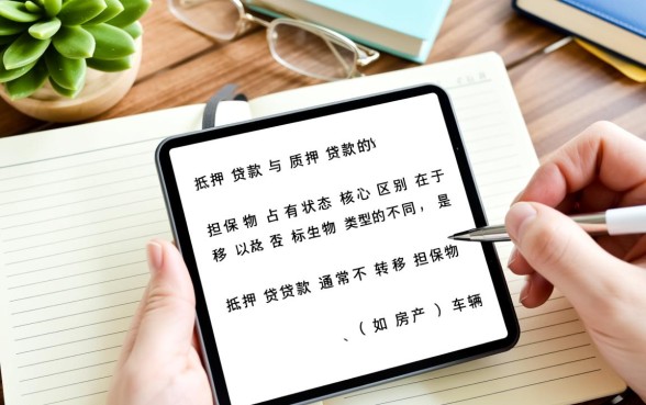 抵押贷款与质押贷款的区别是什么