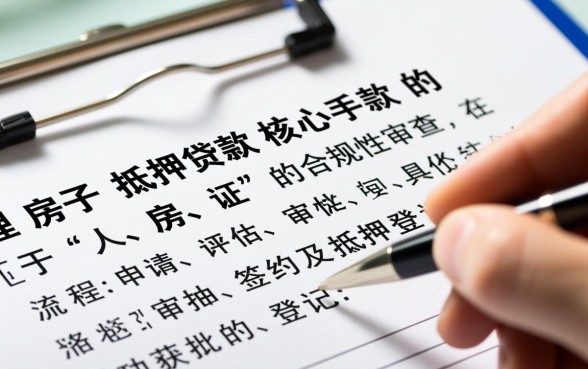 房子抵押贷款需要什么手续