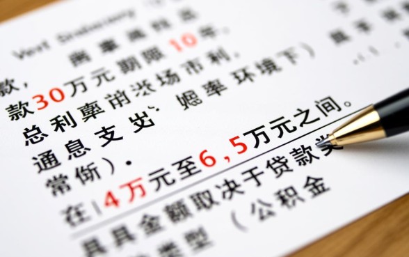 贷款30万10年利息多少