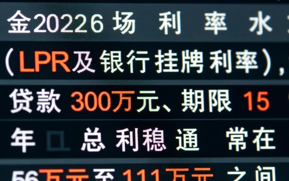 贷款30万15年利息多少
