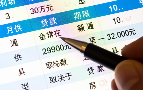 30万贷款10年月供多少