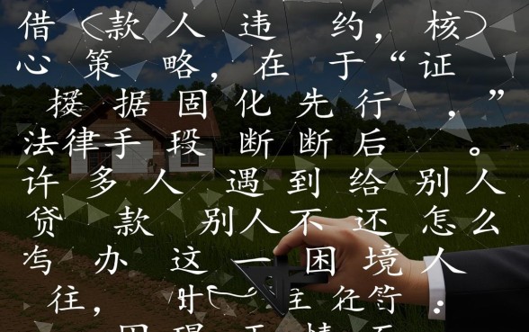 给别人贷款别人不还怎么办,如何起诉追回欠款? 给别人贷款别人不还怎么办