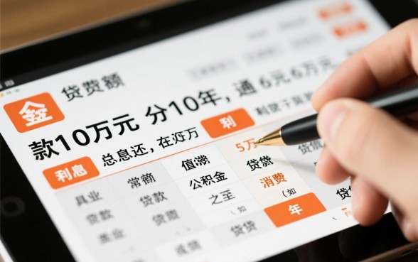 贷款10万10年利息多少,银行贷款利息怎么算最划算? 贷款10万10年利息多少