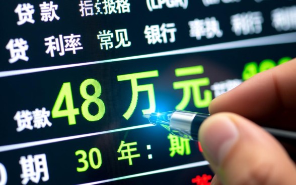 贷款48万30年月供多少