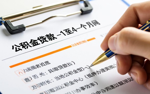 公积金贷款多长时间能放款