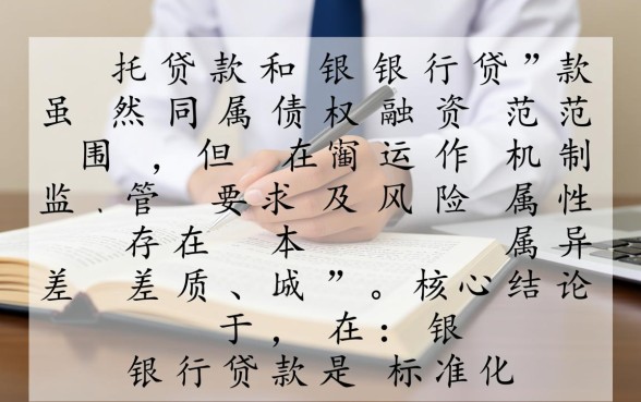 信托贷款和银行贷款的区别是什么