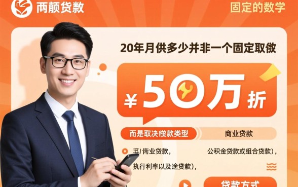 贷款50万20年月供多少