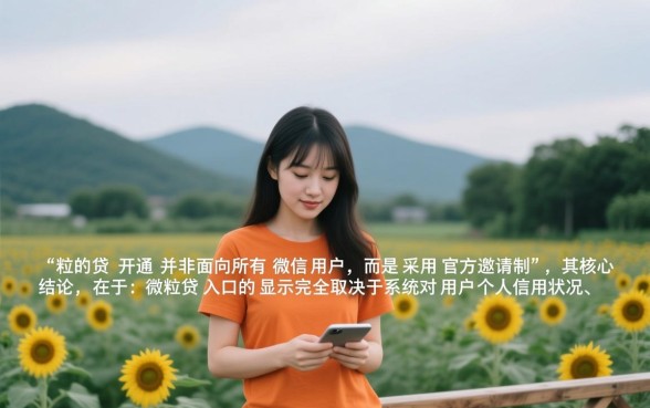 怎么有的微信没有微粒贷