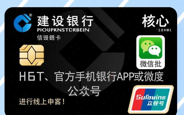 怎么办理建设银行信用卡