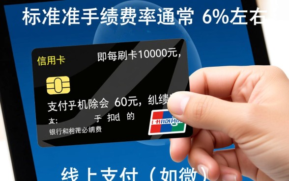 刷信用卡的手续费是多少