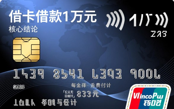 信用卡借1万每月还多少