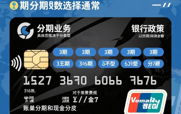 信用卡分期可以分多少期