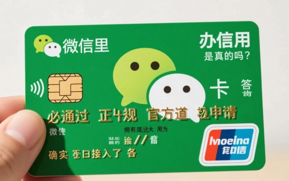 微信申请信用卡安全可靠吗