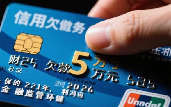 信用卡欠5万跟个没事人