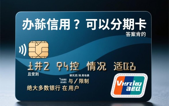 新办的信用卡可以分期吗