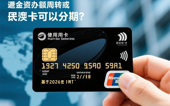 刚办的信用卡可以分期吗