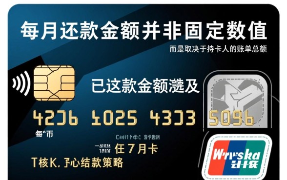 信用卡每个月要还多少钱