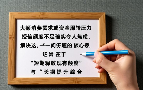 信用卡额度不够用怎么办