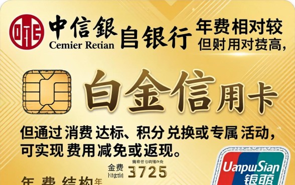 中信银行白金信用卡年费多少