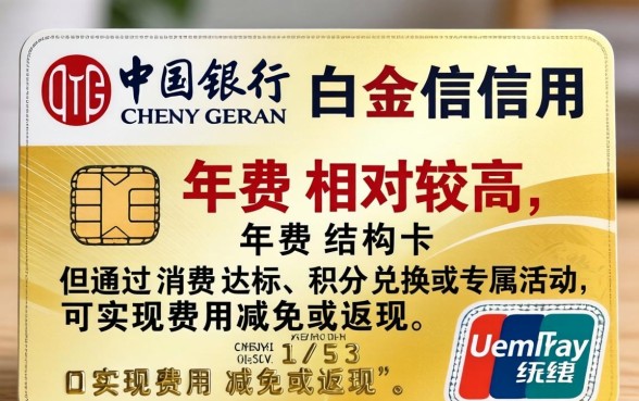 中信银行白金信用卡年费多少