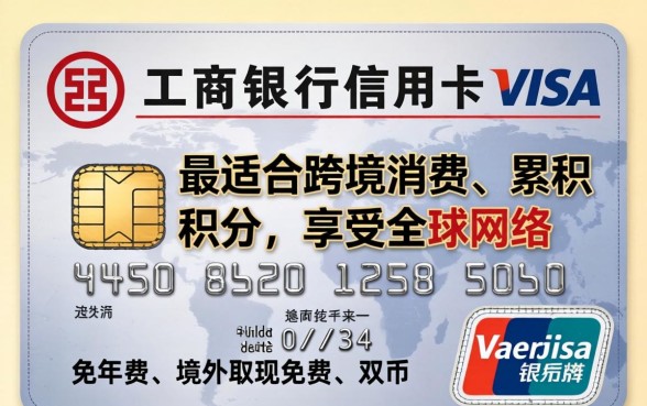 工商银行visa信用卡怎么办理