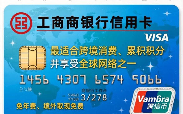 工商银行visa信用卡怎么办理