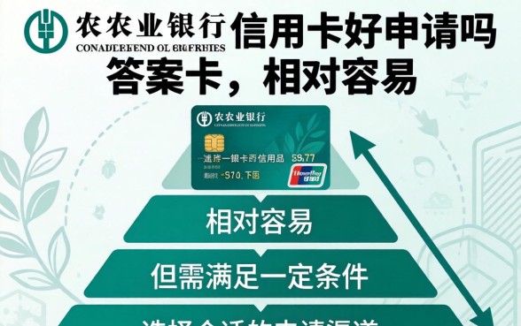 农业银行信用卡好申请吗