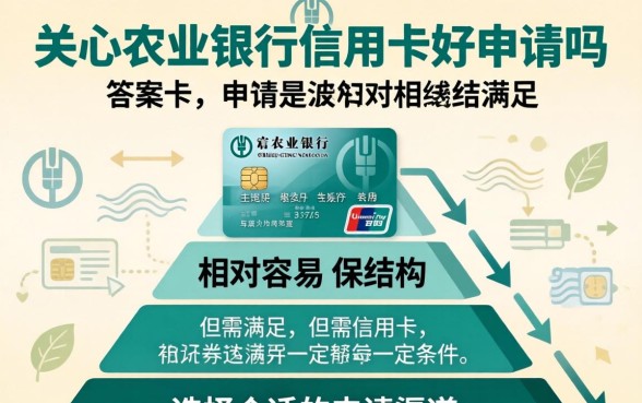 农业银行信用卡好申请吗
