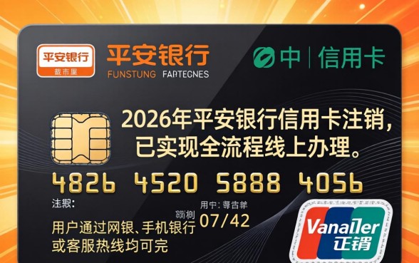 如何注销平安银行信用卡