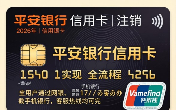 如何注销平安银行信用卡