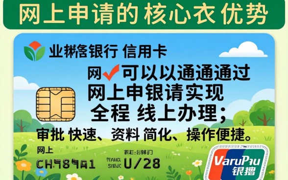 农业银行信用卡网上申请流程