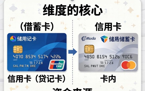 储蓄卡和信用卡怎么区分