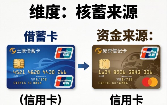 储蓄卡和信用卡怎么区分