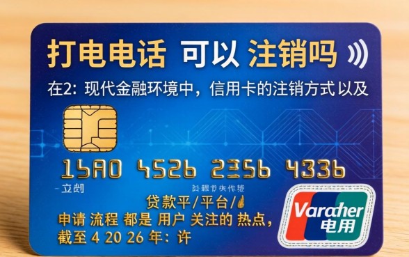 信用卡打电话可以注销吗