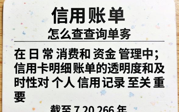信用卡明细账单怎么查询,信用卡账单怎么查询 信用卡明细账单怎么查询