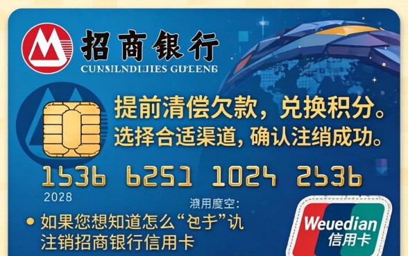 怎么注销招商银行信用卡