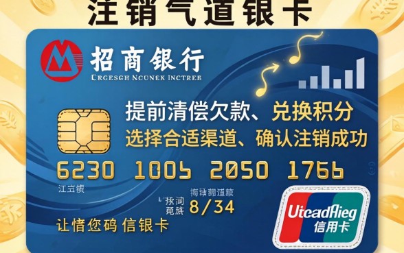 怎么注销招商银行信用卡