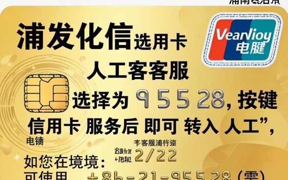 浦发信用卡人工客服电话是多少