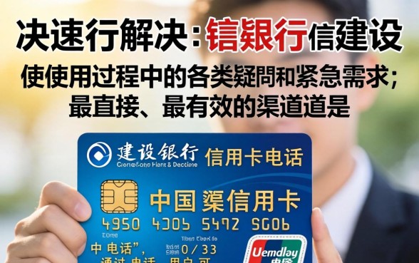 建设银行信用卡客服电话24小时