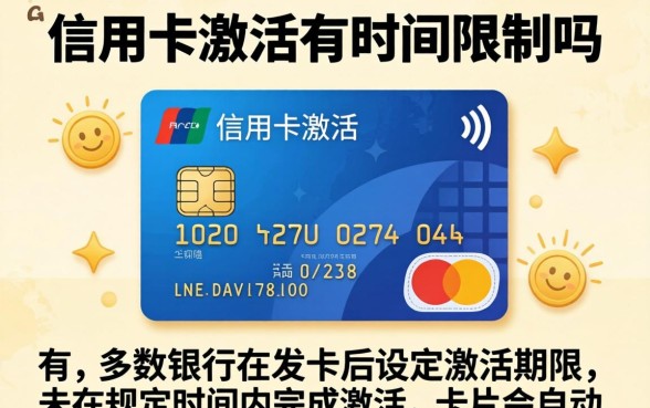 信用卡激活有时间限制吗,信用卡激活需要多久 信用卡激活有时间限制吗