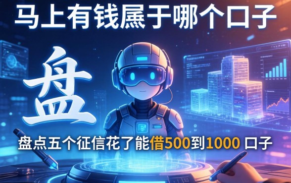 马上有钱属于哪个口子，盘点五个征信花了能借500到1000的口子