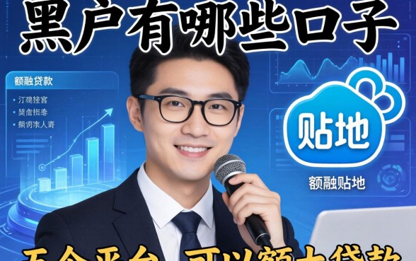 黑户有哪些口子 贴吧，分享五个平台可以大额贷款