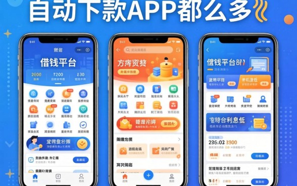 自动下款APP那么多，分析五个借钱平台利息低
