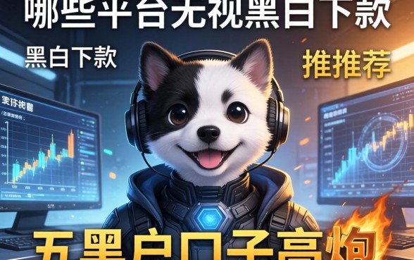 哪些平台无视黑白下款，推荐五个黑户口子高炮