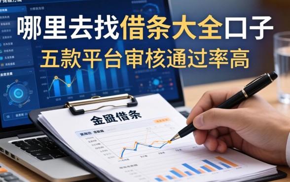 哪里去找借条大全口子，探讨五款平台审核通过率高