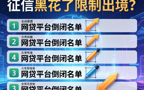 征信黑花了限制出境吗，整理五个网贷平台倒闭名单